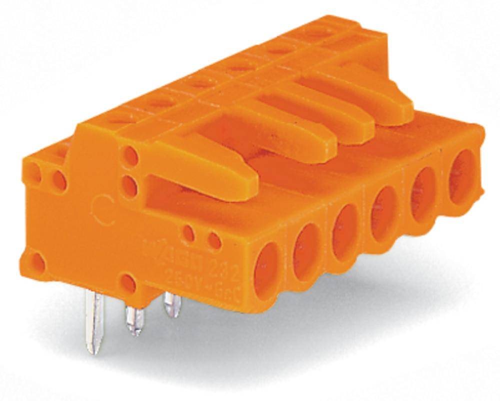 WAGO Placa de alojamiento de terminales 232 Número total de polos 10 Dimensión modular: 5.08 mm 232-270 50 UD(S).