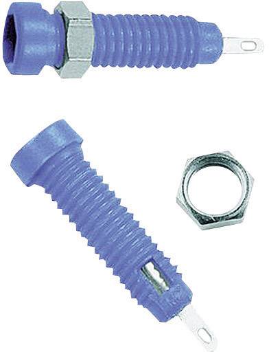 Stäubli LB2-IF Casquillo de laboratorio Conector hembra, instalación vertical Ø del pasador: 2 mm Blau 1 UD(S). Piece