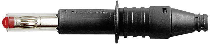 Stäubli X-GL-438 Enchufe laminado Conector, recto Ø del pasador: 4 mm Schwarz 1 UD(S). Piece