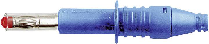 Stäubli X-GL-438 Enchufe laminado Conector, recto Ø del pasador: 4 mm Blau 1 ST Piece
