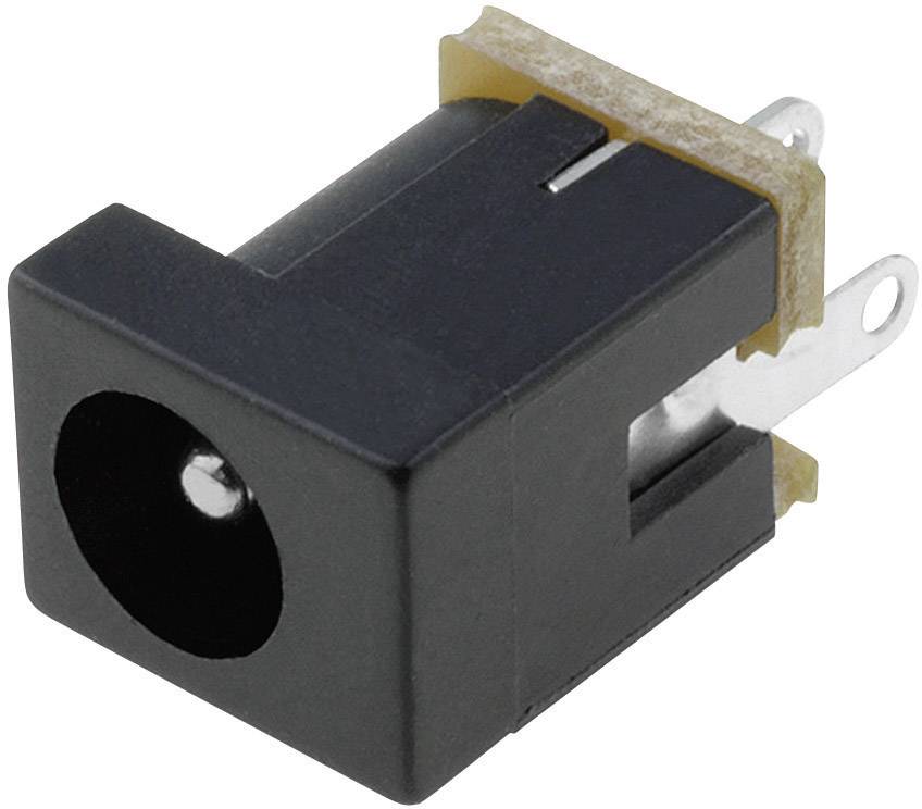 Cliff DC-9 Clavija de conexión de baja tensión Conector hembra, instalación vertical 4 mm 2.1 mm 1 UD(S).