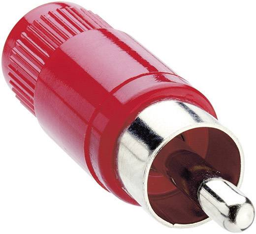 Lumberg STO 1-RD Clavija de conexión RCA Conector, recto Número de polos: 2 Rot 1 UD(S).