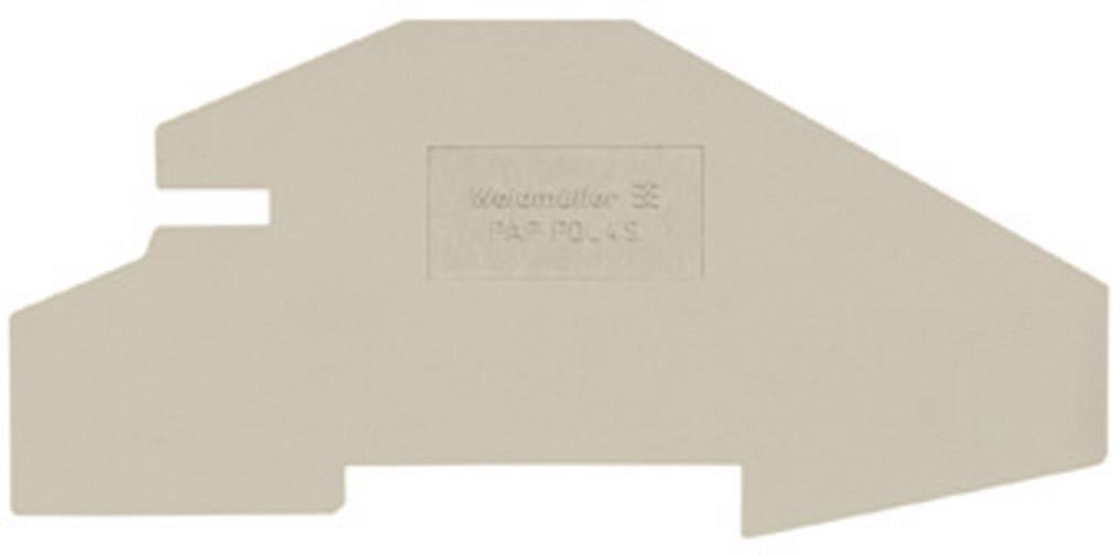 Weidmüller 1067700000-1 Placa terminal Compatible con (datos): WDL 2.5/S Gris 1 UD(S).