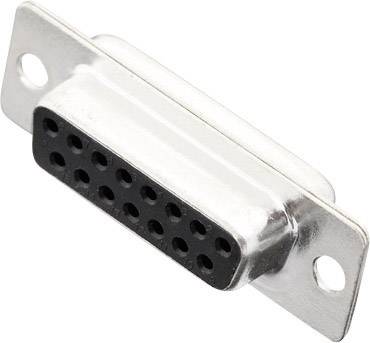 MH Connectors MHDB15-SS 2101-0180-12 Regleta de conectores hembra D-SUB 180 ° Número de polos: 15 Vaso de soldadura 1 UD-1