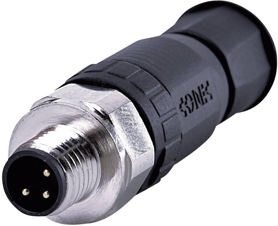 Conec 42-00009 Conector de sensor/actuador, sin montar M8 Conector, recto Número de polos: 3 1 UD(S). Piece