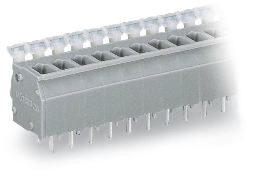 WAGO 255-404 Bloque terminal elástico de compresión 2.50 mm² Número de polos 4 Gris 200 UD(S).-0