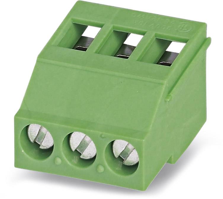 Phoenix Contact 1712038 Bloque de fijación roscada 2.50 mm² Número de polos 3 Verde 50 UD(S).-0