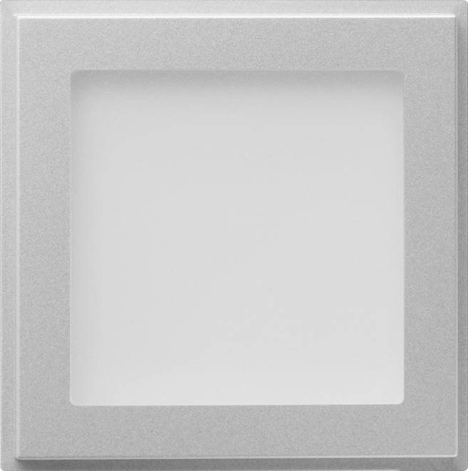 GIRA Accesorios Luz de orientación LED TX_44 empotrado, Standard 55 Aluminio 116165