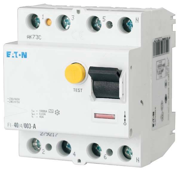 Eaton 279213 FI-25/4/003-A Interruptor diferencial A 25 A 0.03 A 400 V