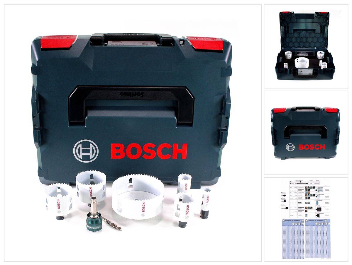 Bosch 2608594270 Juego de sierras de corona 8 piezas 1 Set