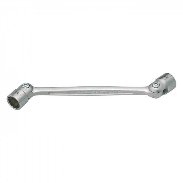 Hazet 645-14X15 Llave de vaso articulada 14 mm, 15 mm 232 mm 1 ST