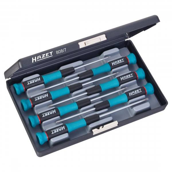 Hazet Electrónica y mecánica de precisión Juego de destornilladores 7 piezas TORX interior