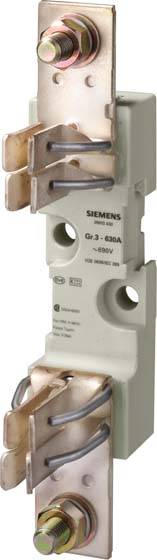 Siemens 3NH3430 Portafusibles NH Tamaño de fusible = 3 630 A 690 V 1 UD(S).-0