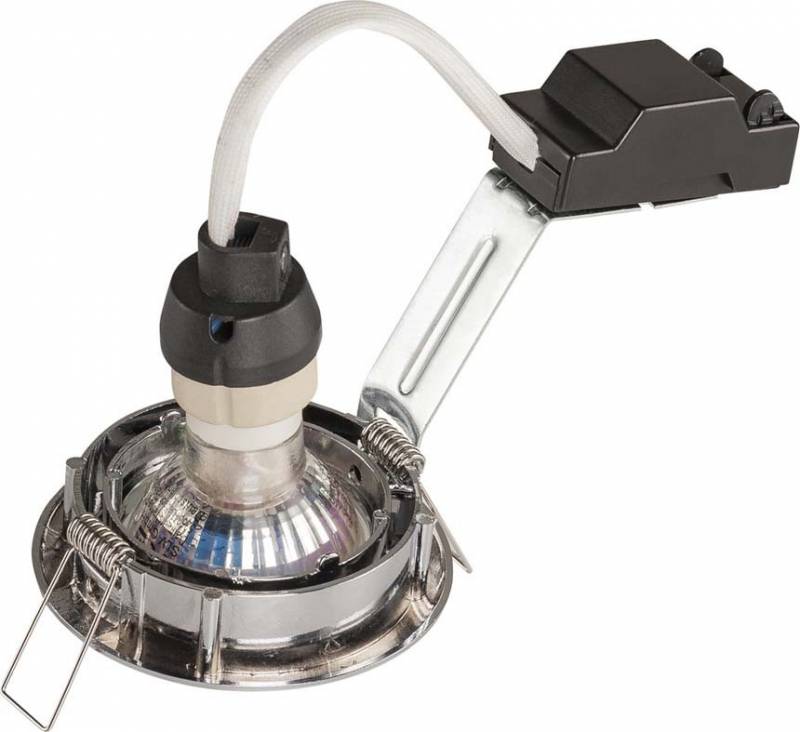 SLV 1000719 Lámpara de encastre GU10 50 W Cromo