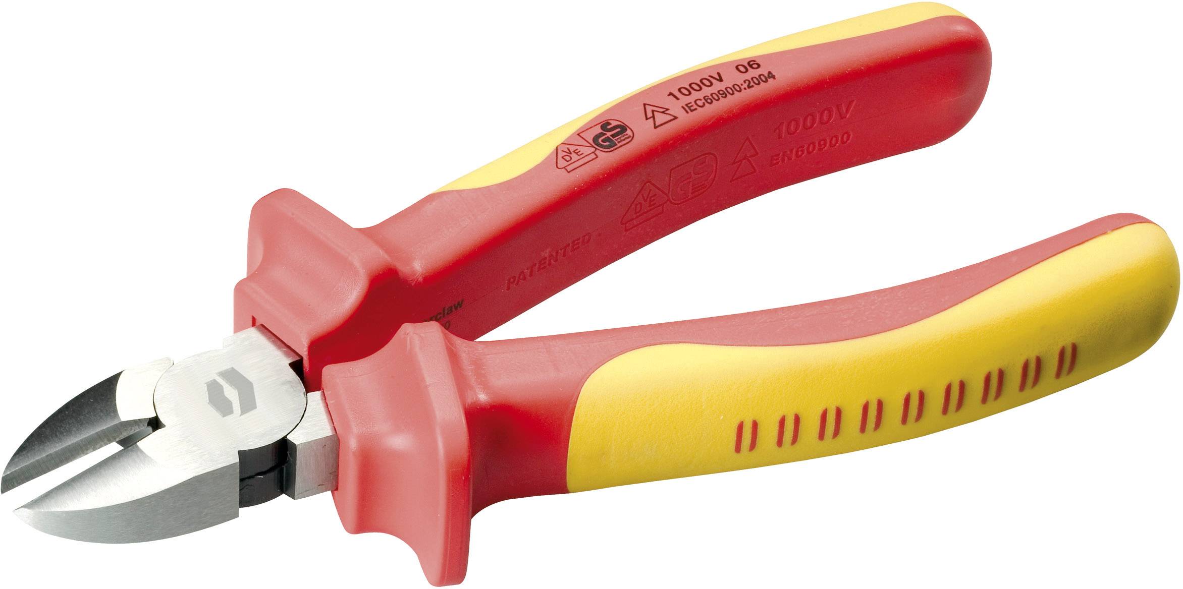 TOOLCRAFT TO-6751677 VDE Alicates de corte diagonal Con faceta 160 mm-0