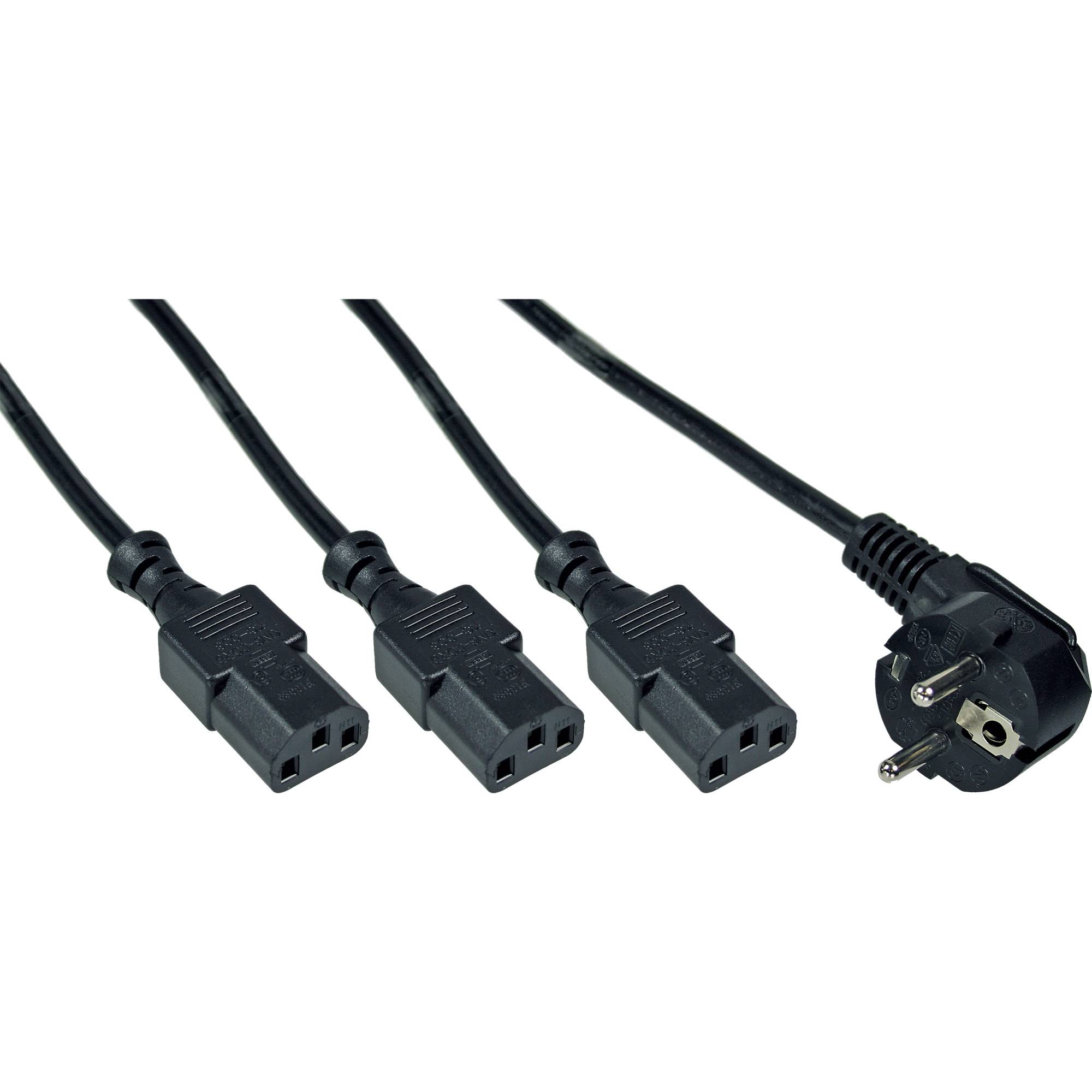 inLine Dispositivos fríos Mains cable 1.80 m Schwarz-0