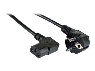 inLine Ordenador Mains cable 1 m Schwarz-2