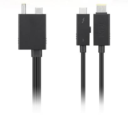 Lenovo Cable USB Thunderbolt™ 3 0.67 m Schwarz 4X90U90616-2
