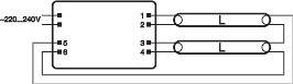 OSRAM HOMELIGHTING Lámparas fluorescentes, Lámpara fluorescente compacta 4050300821504 EVG 22 W (2 x 11 W)-2