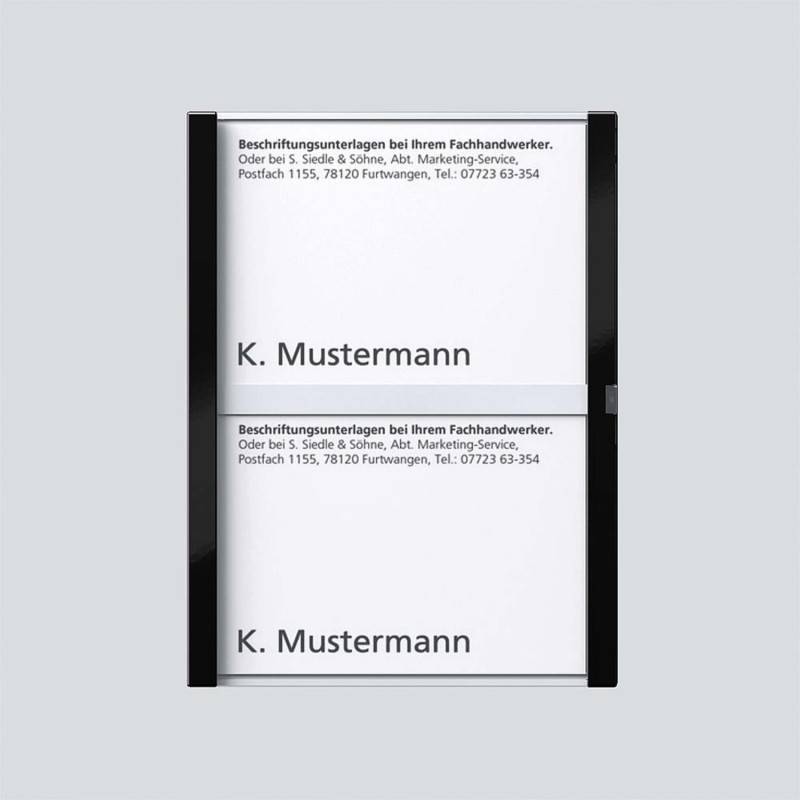 Siedle 200029953-00 Accesorios de intercomunicador de puerta Accesorios de montaje Schwarz-2