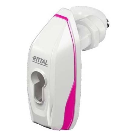 Rittal AX 1485.600 Empuñaduras de confort Semicilindro de perfil, Para operaciones de cierre Gris 1 ST