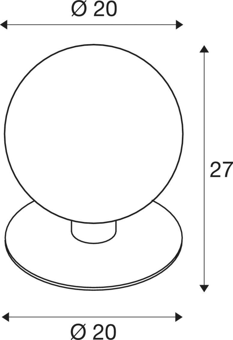 SLV 1001999 GLOO PURE 27 Lámpara LED de pie para exteriores E27 23 W Antracita-2