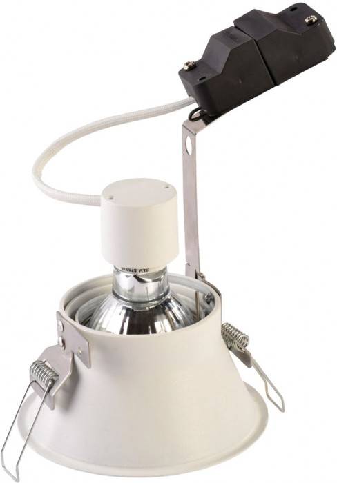 SLV 113141 Horn-T Lámpara de encastre LED GU10 50 W Blanco (mate)-1