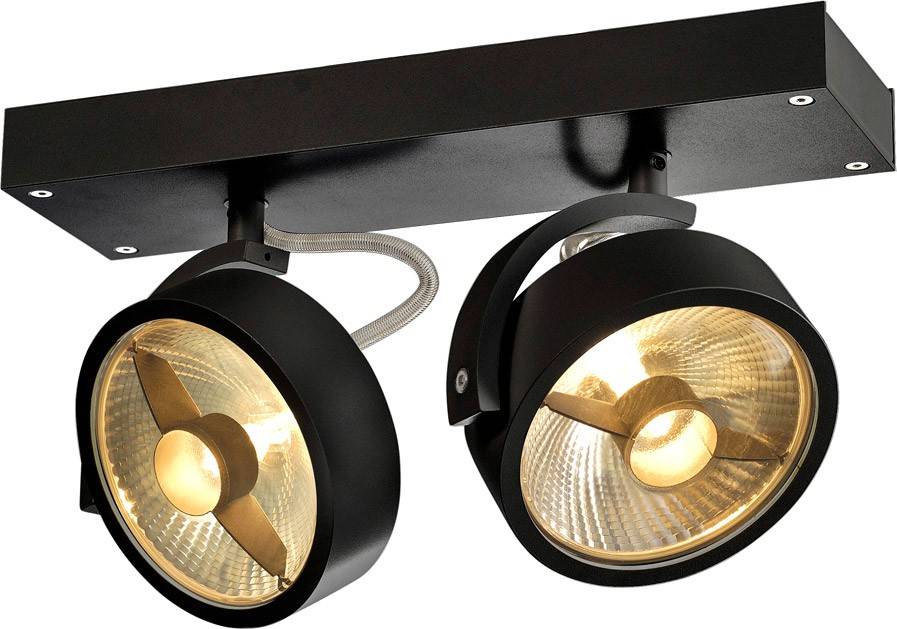 SLV Kalu 1000703 Difusor de techo GU10 Schwarz