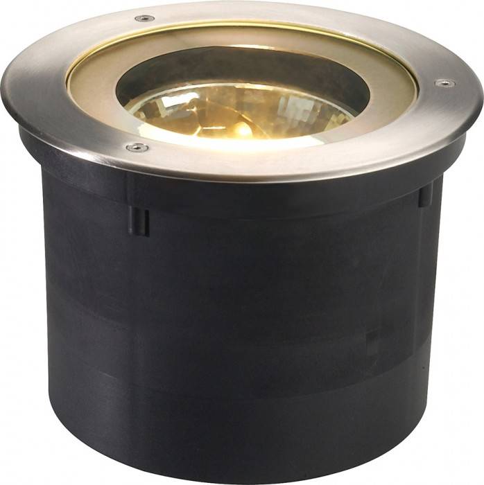 SLV Adjust QRB 110008895 Luminaria de encastre para exteriores G5.3 Halógeno Acero inoxidable