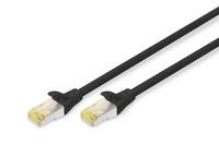 Digitus DK-1644-A-150/BL RJ45 Cable de red, cable de conexión CAT 6A S/FTP 15.00 m Schwarz Retardante de llama, Sin haló-2