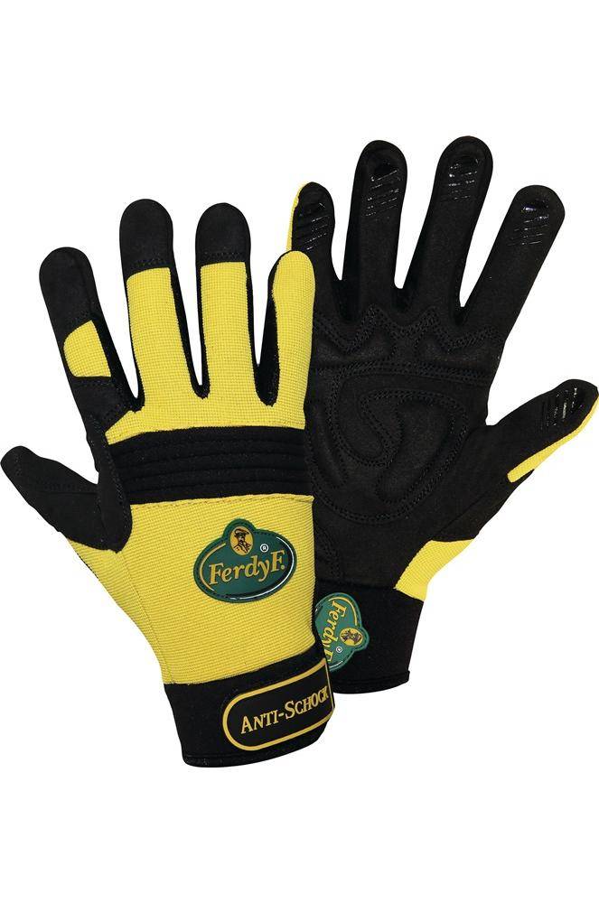 Leipold Doehle Mechanics Anti-Schock 1970-XL Cuero sintético Clarino® Guantes de montaje Talla (guantes): 10, XL EN 388:2016 CAT II 1.00 Paar