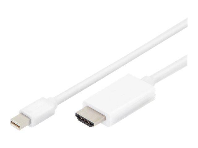 Digitus DisplayPort / HDMI Cable Conector DisplayPort 2.00 m Blanco AK-340304-020-W 4K UHD, Blindaje triple Cable Displa-1