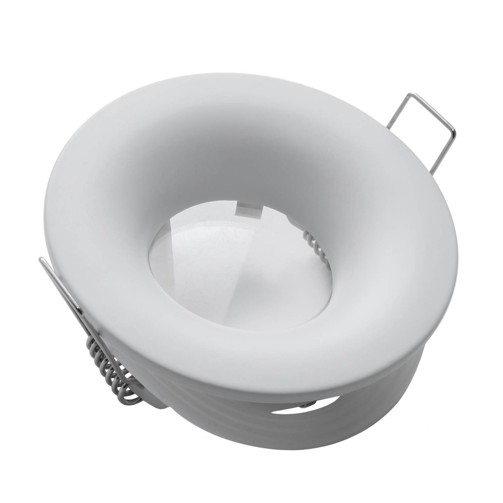 Deko Light Altair 110017 Aro encastado para techo LED, Halógeno GU5.3, MR 16 35 W Blanco señal (RAL 9003)-1