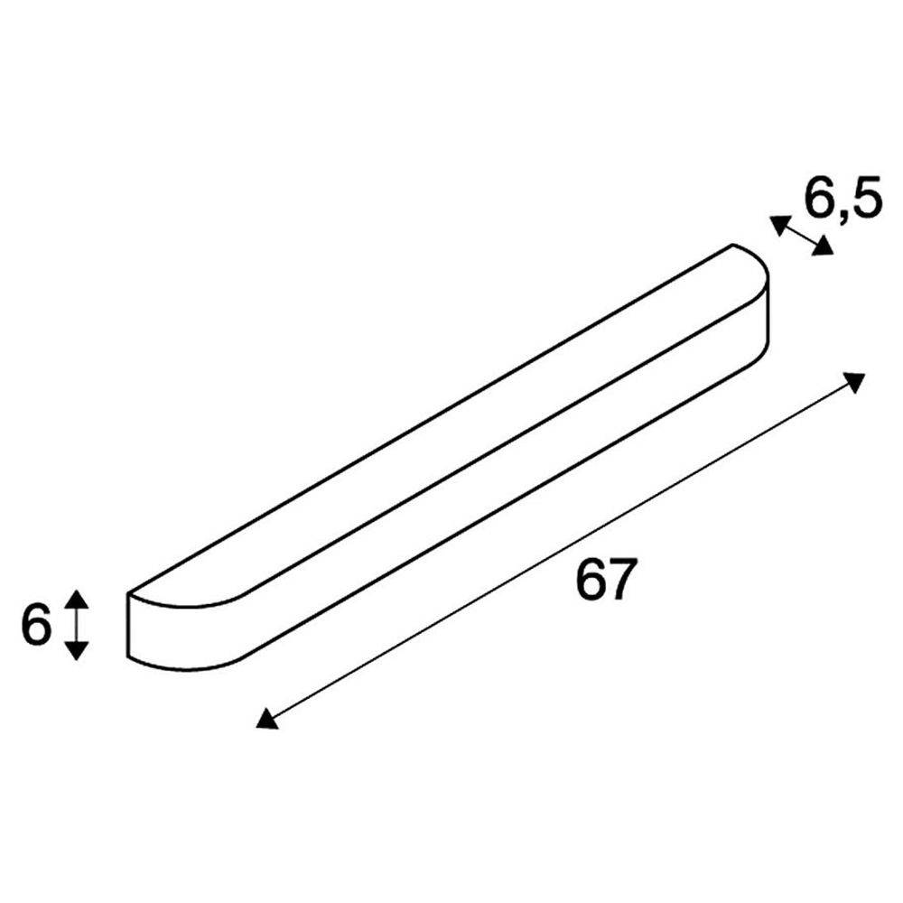 SLV Arlina 155206 Apliques de pared para baños 24 W Aluminio (cepillado)-1