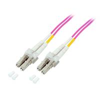 EFB Elektronik O0319.2 Fibra de vidrio LWL Cable 2.00 m Violeta [1x Conector LC - 1x Conector LC] 50/125 µ Multimode OM4-1