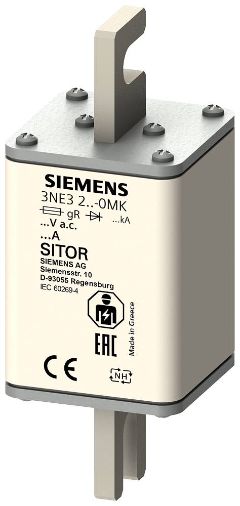 Siemens 3NE32180MK Inserto de fusible Tamaño de fusible = 1 63 A 1000 V 1 UD(S).-0