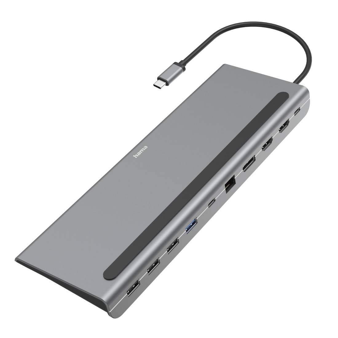 Hama Estación de acoplamiento USB-C® Compatible con la marca: univerzálny MacBook Suministro de potencia USB-C®-0