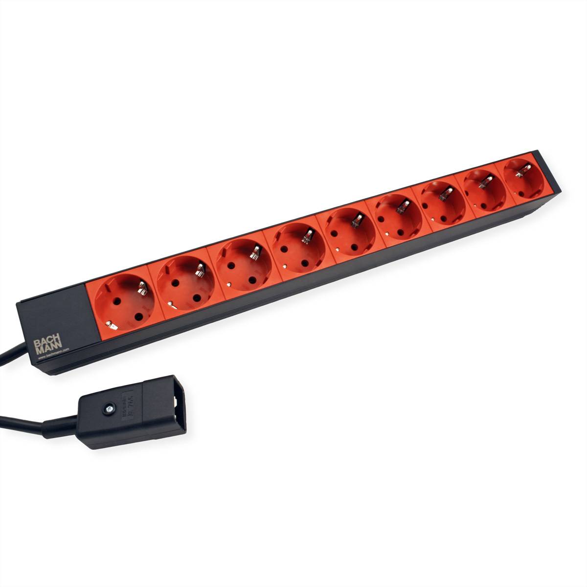 Bachmann 333.937 Regleta de 19 pulg. Schwarz Conector para dispositivos fríos 1 UD(S).-6