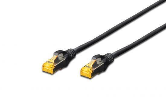 Digitus DK-1644-A-150/BL RJ45 Cable de red, cable de conexión CAT 6A S/FTP 15.00 m Schwarz Retardante de llama, Sin haló-3