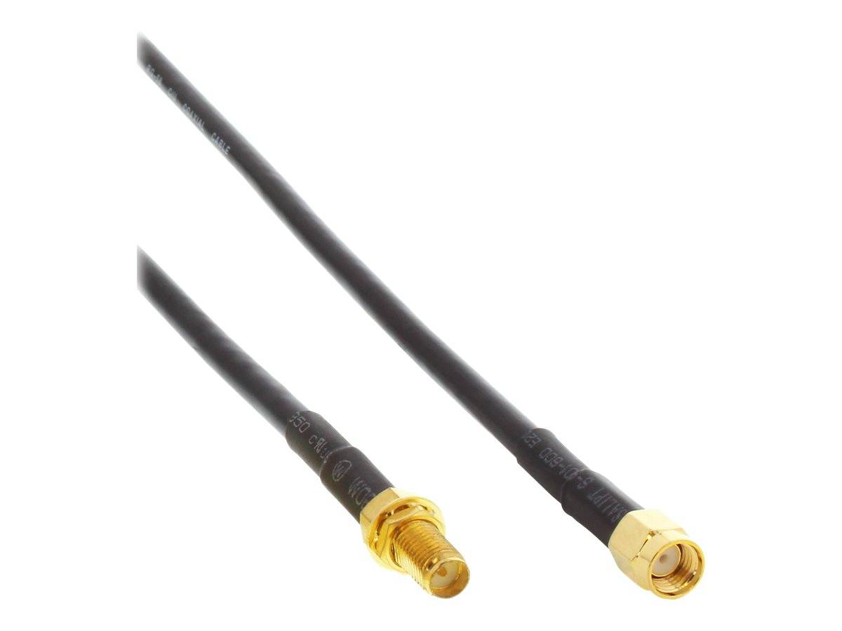 inLine Red Extension cable 5 m Schwarz-3