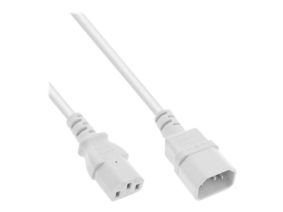 inLine Ordenador Alargador de corriente 0.50 m Blanco-2