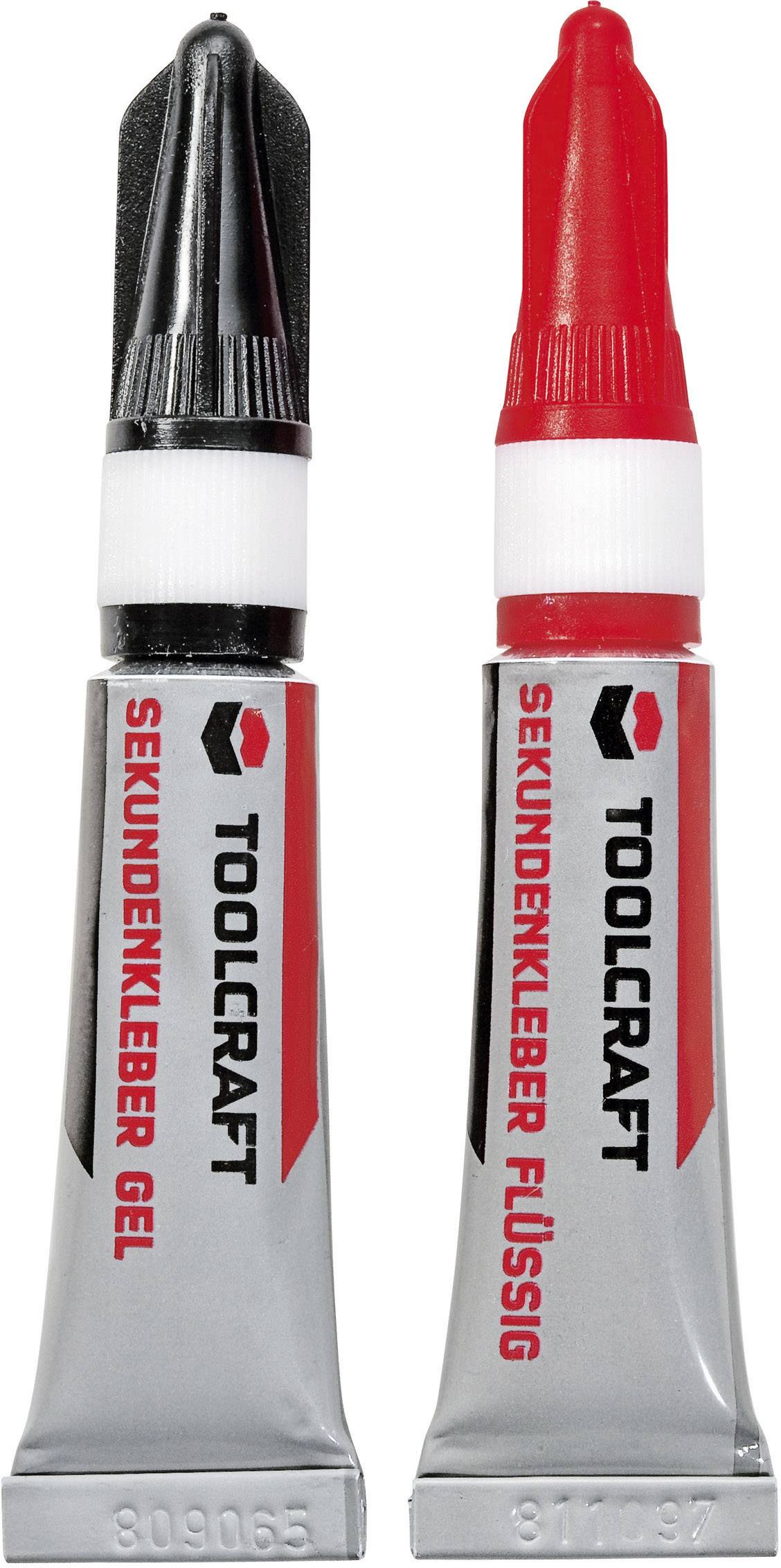 TOOLCRAFT FLÜSSIG & GEL Superglue 886517 6 g