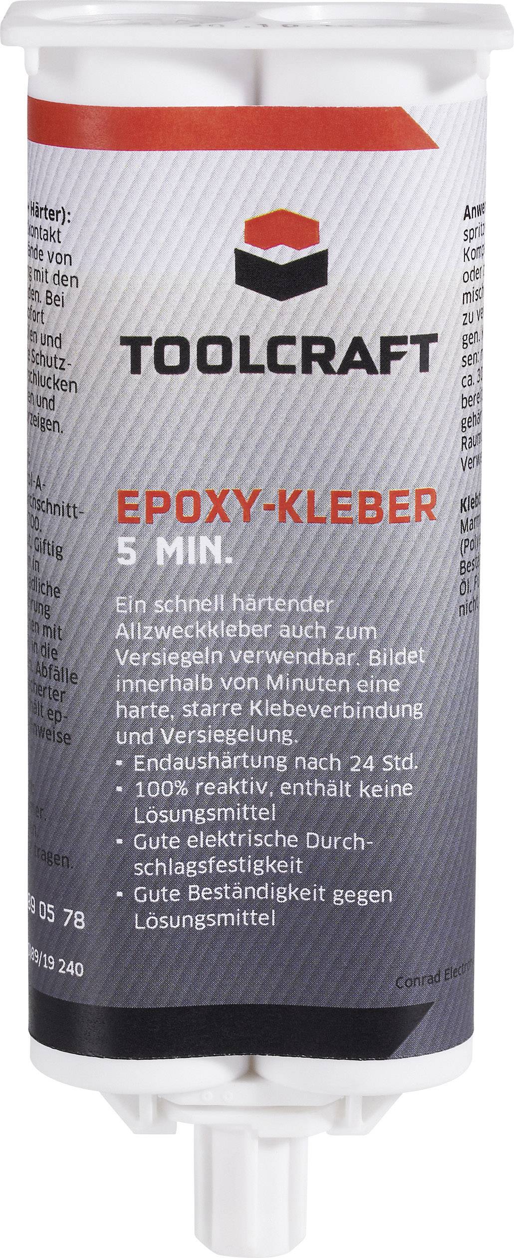 TOOLCRAFT Epoxy 5 Min. Two-component adhesive EPO5.K50 50 ml