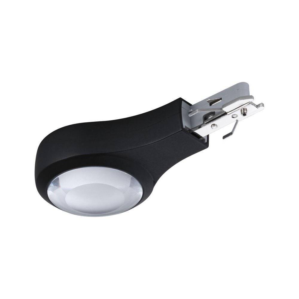 Paulmann LED Endkappe 96995 Componente de alto voltaje con sistema de riel Tapón final Schwarz-1
