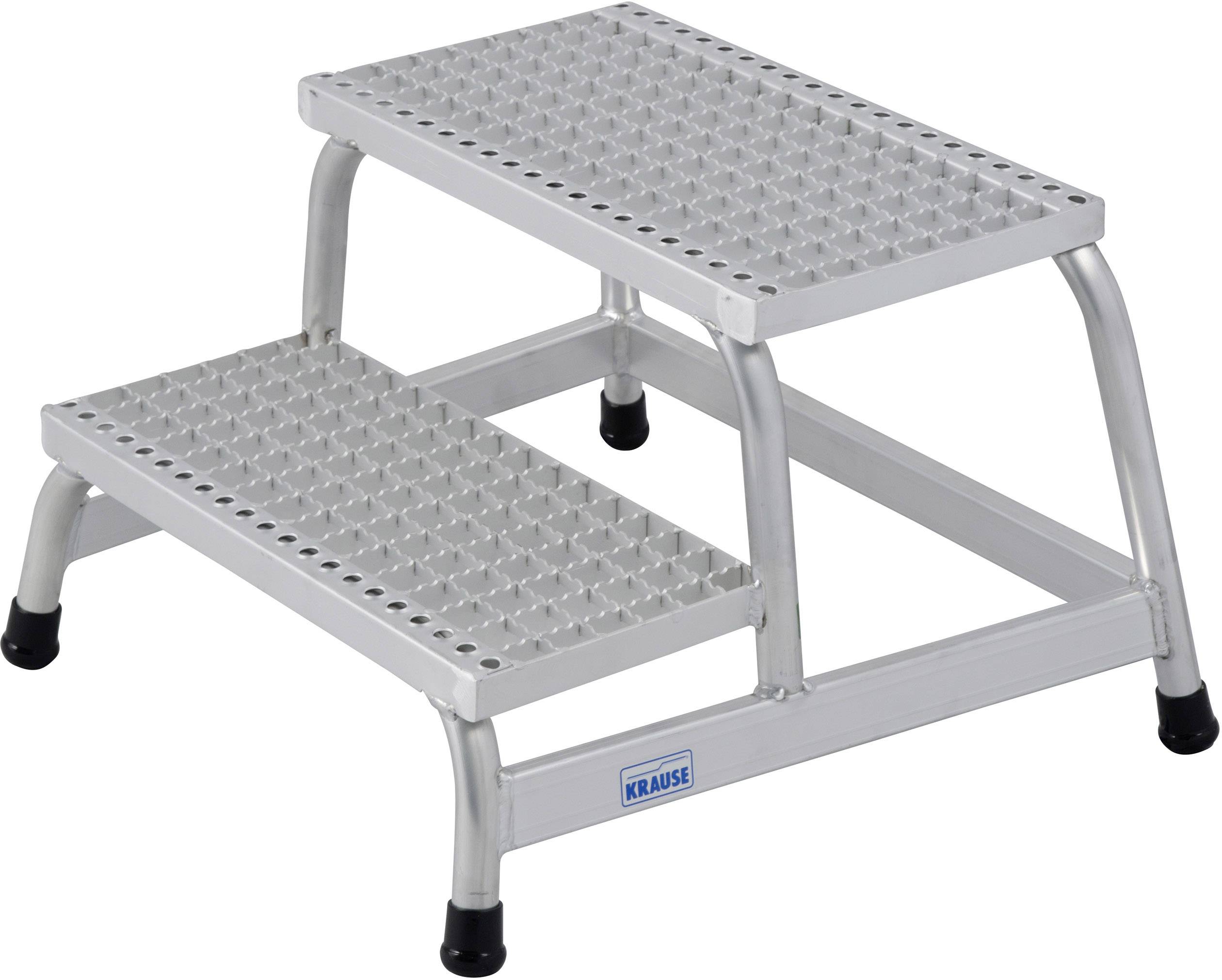 Krause 805324 Aluminio Escalón de montaje Altura de trabajo (máx.): 2.40 m Plata 6 kg-0