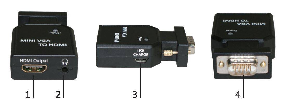 MicroConnect AV Convertidor MC-CONMVGAHM [ - ]-0