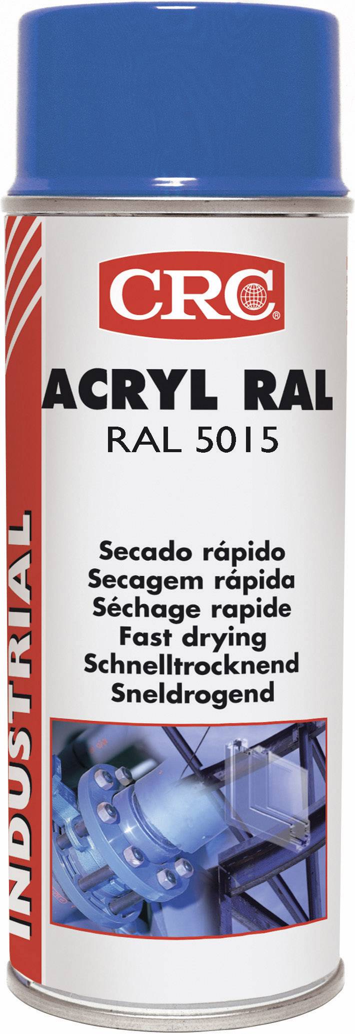 CRC 30476-AB Pintura acrílica Azul celeste Código de color RAL 5015 400 ml
