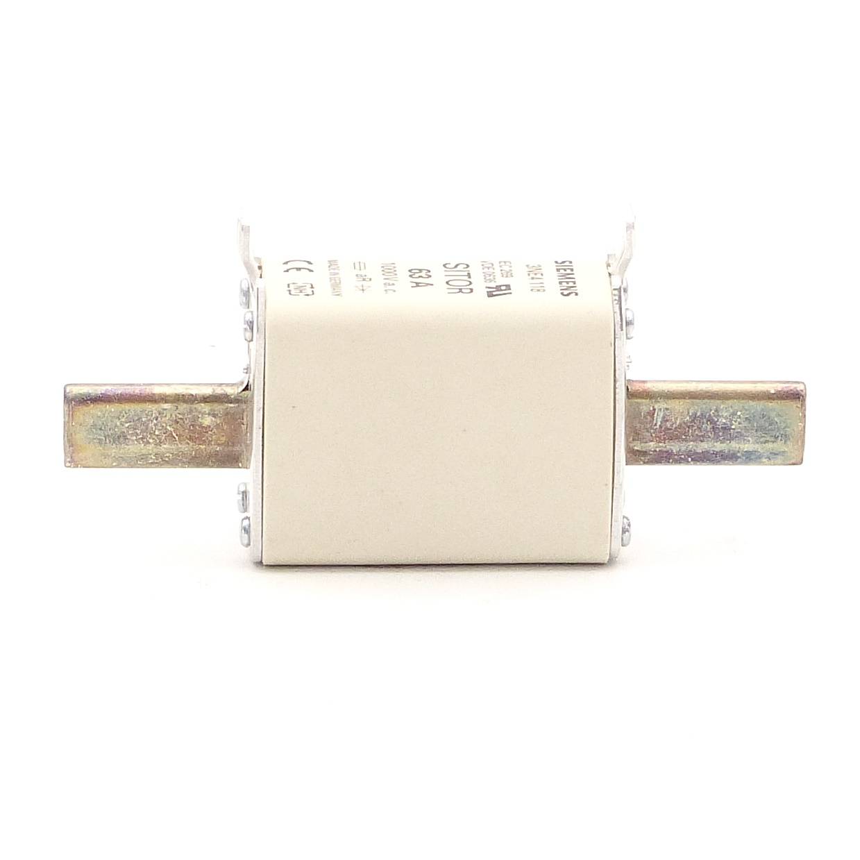 Siemens 3NE4118 Inserto de fusible con indicación de seguridad mecánica Compatible con Tamaño de fusible 000 - 4 Tamaño -4