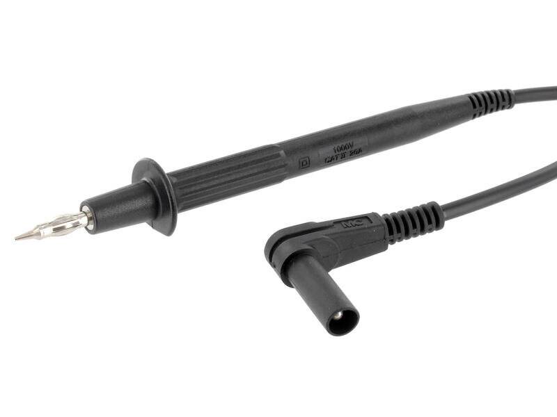 Stäubli XPF-484 Sicherheits-Messleitung Conector de seguridad 4 mm Conector de seguridad 4 mm 1.00 m Schwarz 1 ST-6