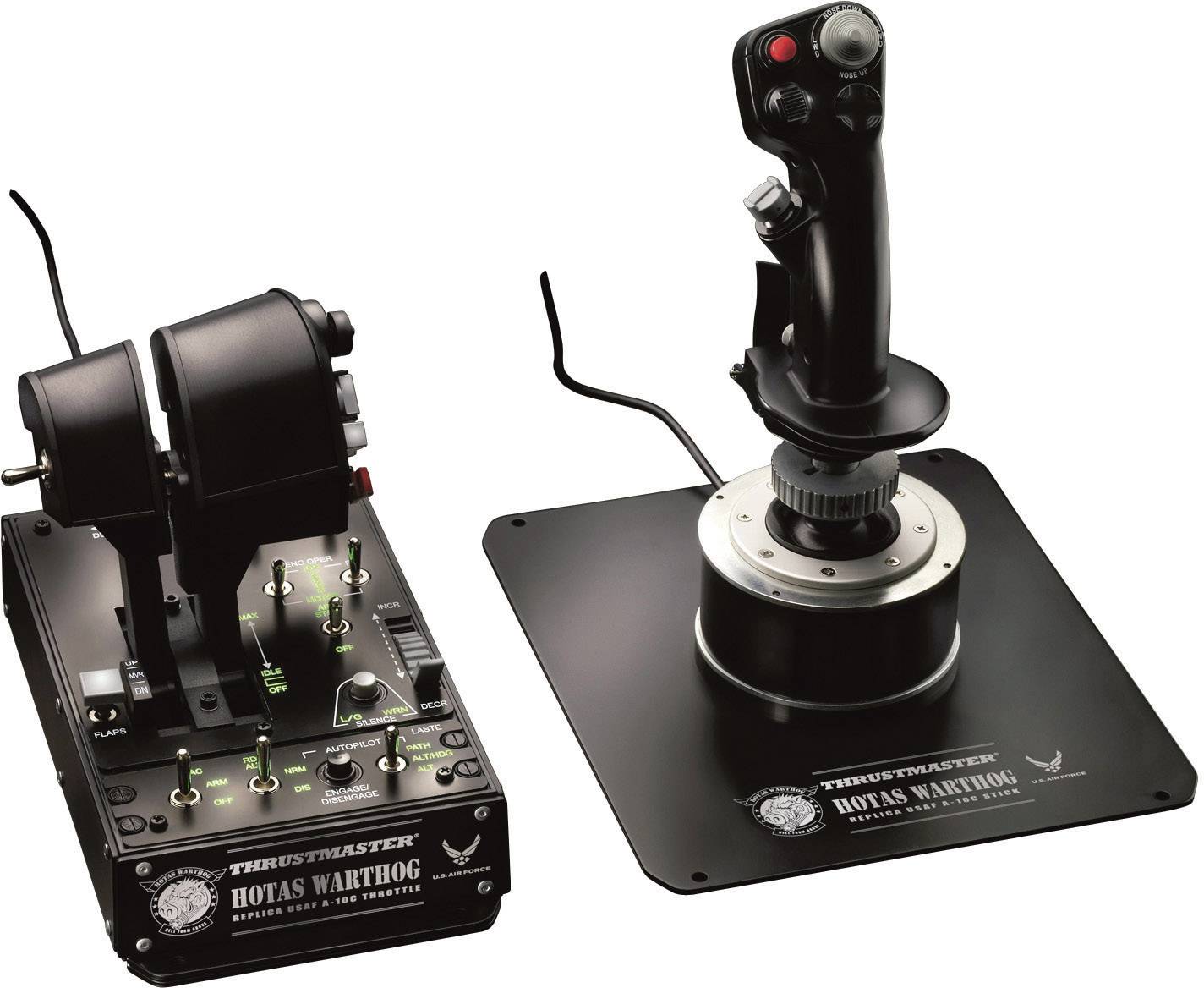 Thrustmaster Hotas Warthog Joystick para simulador de vuelo USB PC Schwarz-0